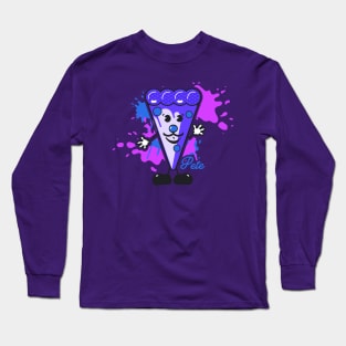 Pop Art for Kids | Pete | Purple Long Sleeve T-Shirt